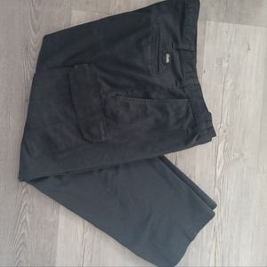 Men's Cintas Cargo Pants Black size 36 X 30 TROUSERS Work Wear
